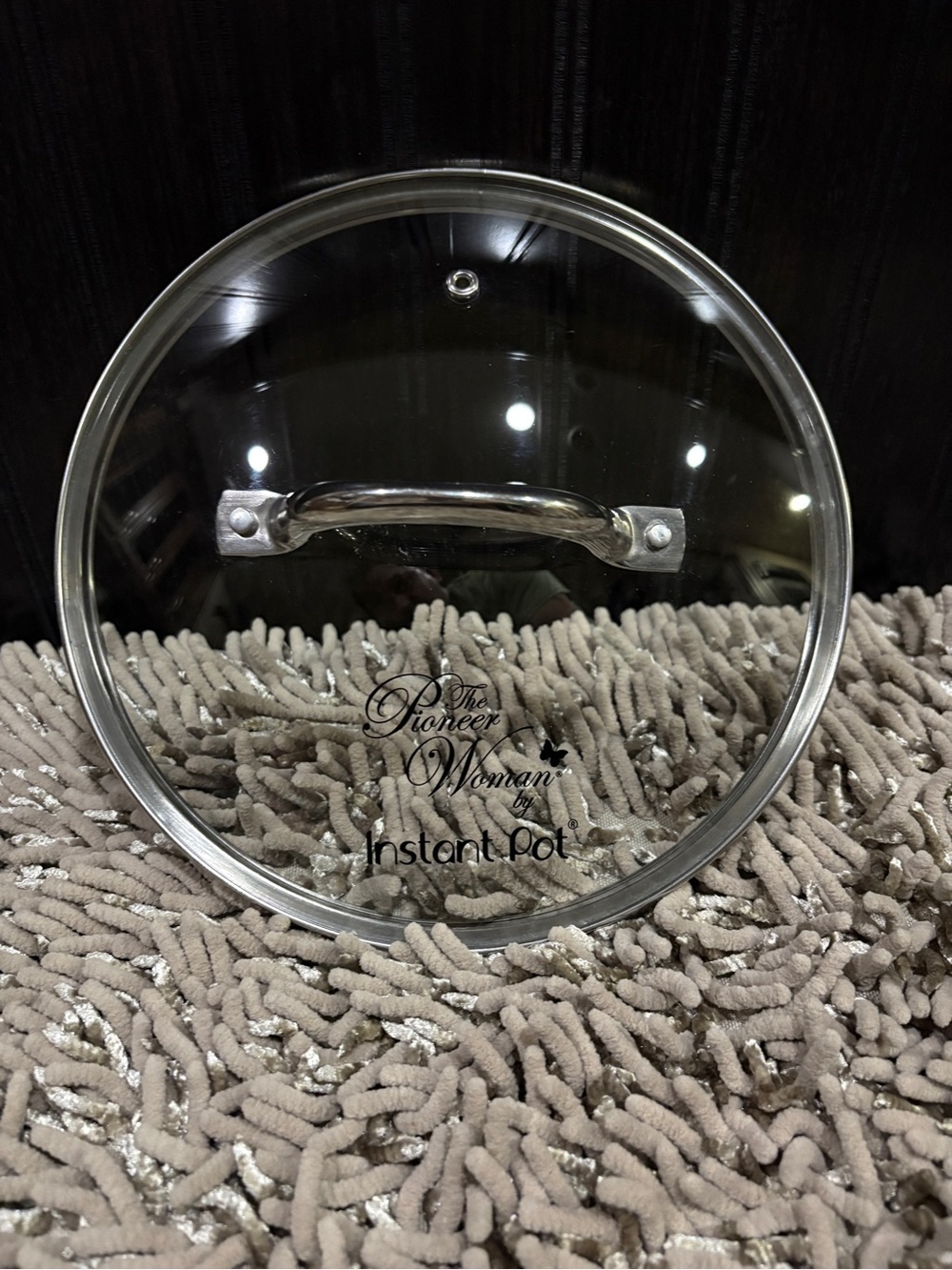 The Pioneer Woman Instant Pot Glass Lid - Clear with Silver Handle